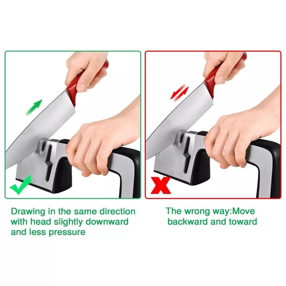 Sacapunta Afilador de Cuchillos Afilado de tijeras de Cocina +guante de nivel 4