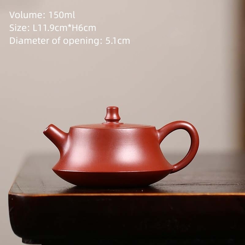 Chinese Kungfu Tea Pot Handmade Dahongpao Clay Real Yixing Zisha Pot Marked New