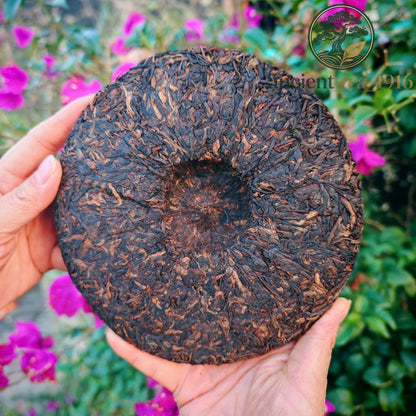 357g Pu'er Tea Yi Wu Ripe Tea Jinya Royal Court Yunnan Pu Erh Cake Tea