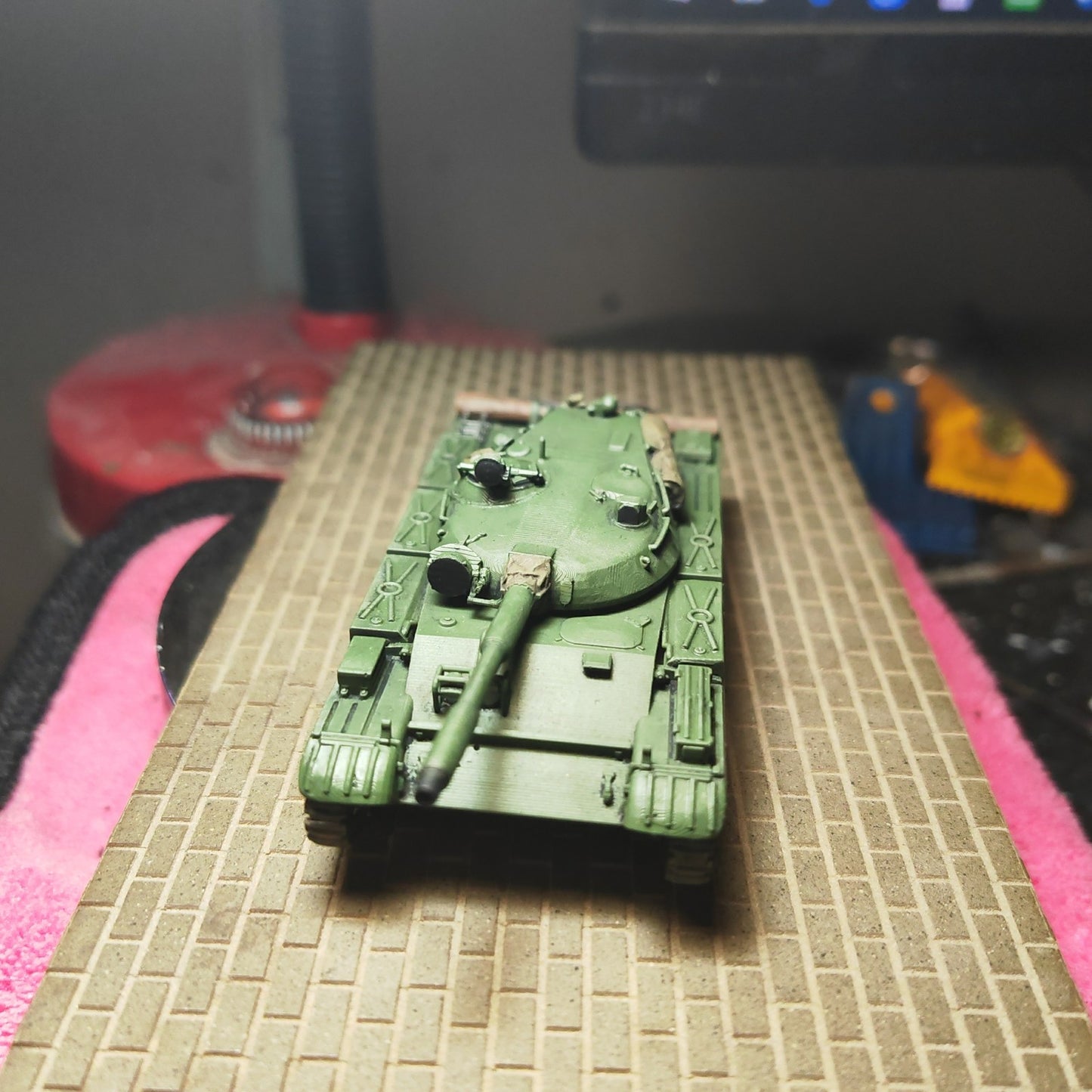 3D Printed 1/72 Soviet T100LT Light Tank Finished Product
