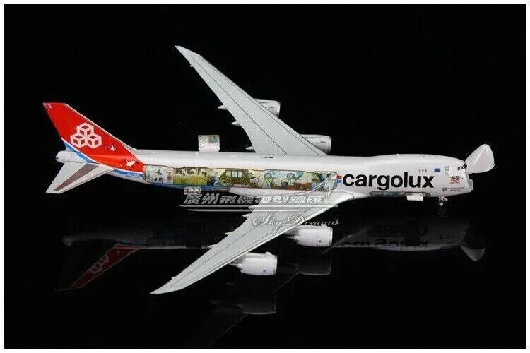 1:400 JC Wings Cargolux BOEING 747-8F Airfreighter Plane Diecast Airplane Model