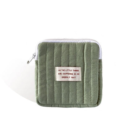 Napkin Storage Bag Cotton Coin Purse Jewelry Organizer Pouch Makeup Cosmetic Bag
