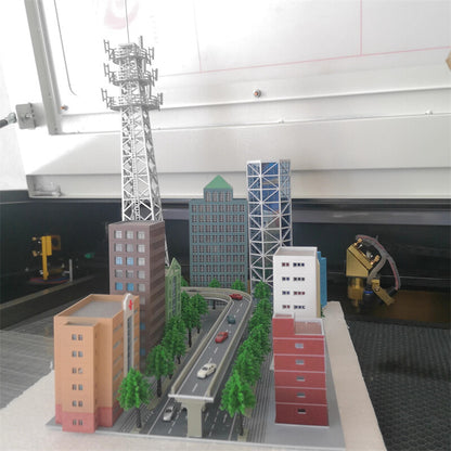 1/300 Scale Railway Station Scene Building City High-Rise Building Model Toy