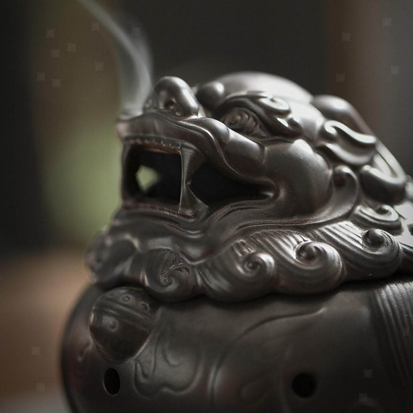 4.25 "Ceramic Pixiu Plate Incense Burner Creative Incense Incense Dao Tea Pet