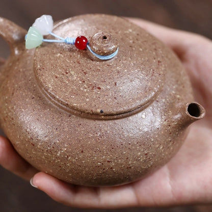 Yixing Purple Clay Teapot Original Ore Purple Jade and Golden Sand Handcraft pot