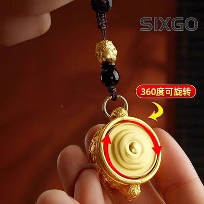 Cornucopia Brass Keychain The Twelve Chinese Zodiac Signs Pendant Car Ornament