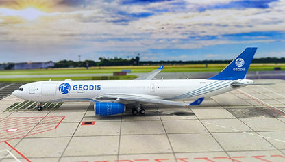 1:400 JC WINGS GEODIS AIRBUS A330-300F Airfreighter Plane Diecast Aircraft Model