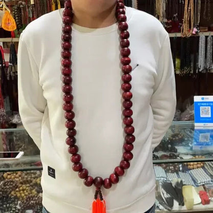 30mm 54 Shaolin Buddha Monk Prayer Mala Beads Necklaces for Kung Fu Suit