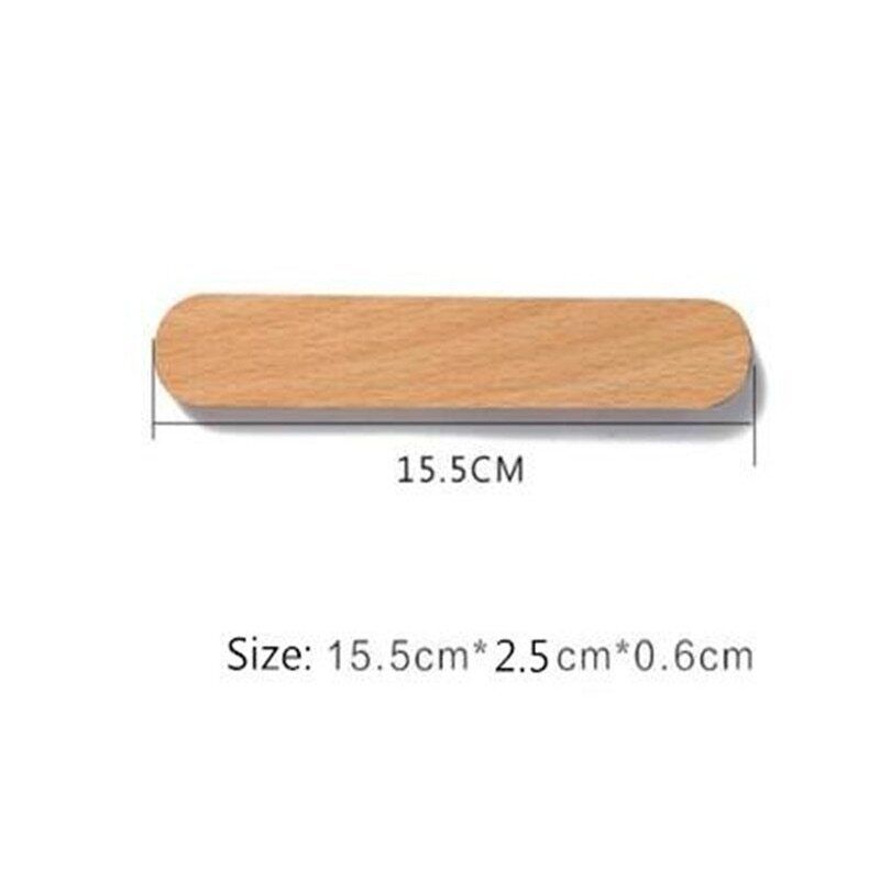 Wall Hooks Wooden Magnetic Hangers Keys Holders Nordic Smooth Edge Display Decor