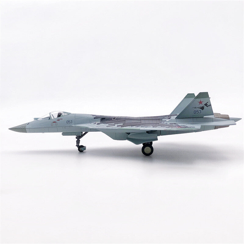 1/100 Russian Air Force Su-57 Fighter Alloy Aircraft Model Collection Gift