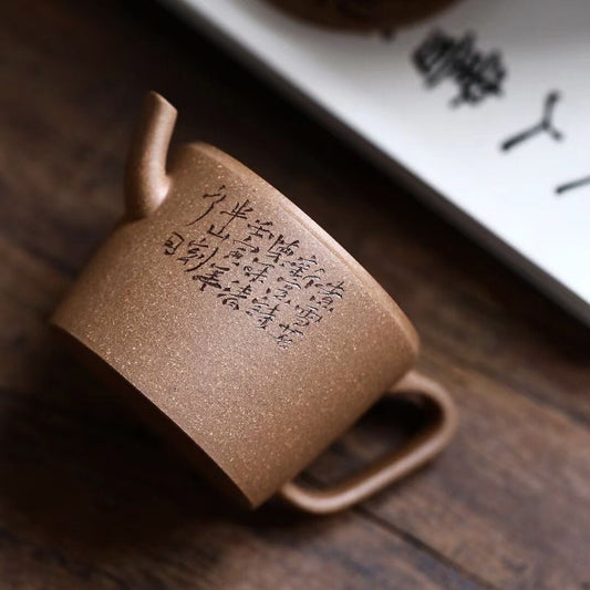 130cc chinese Yixing Handmade Zisha teapot Duan clay YouShi Gongfu Tea pot