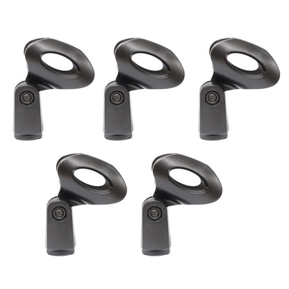 5PCS Universal Microphone Clips Clamp Holder Kit For Wired / Wireless Mic Stand