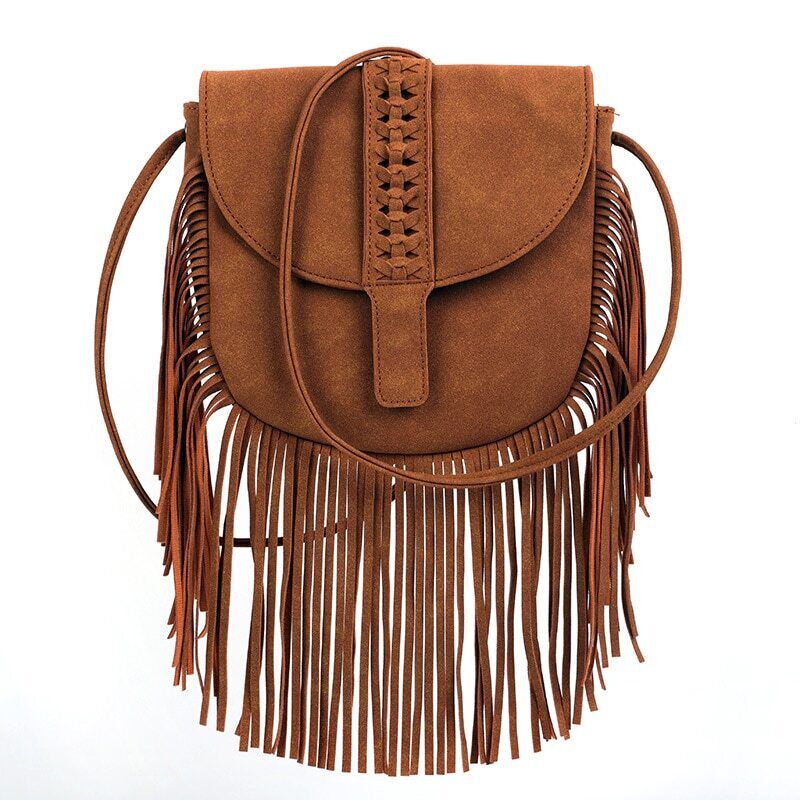 Faux Suede Leather Boho Bag Women's Handbags Bag Women Shoulder Crossbody Bags