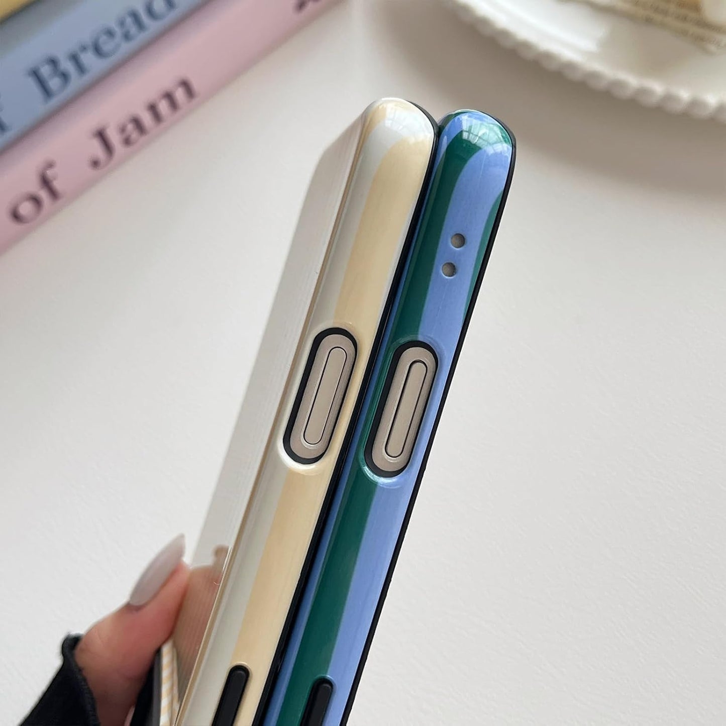 Compatible with Iphone 17 Pro Max Case, Cute Fashion Aesthetic Striped Phone Cas