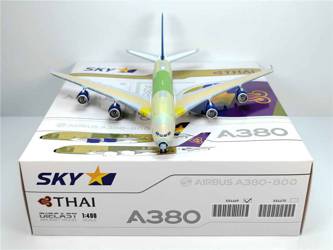 1:400 JC Wings SKY AIRBLUS A380 Passenger Airplane Diecast Aircraft Model