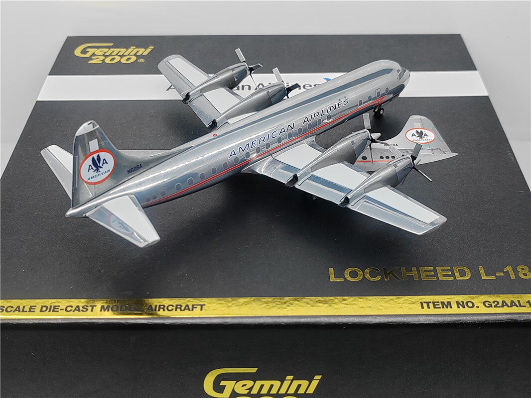 1:200 Geminijets American Airline LOCKHEED L-188A Plane Diecast Aircraft Model