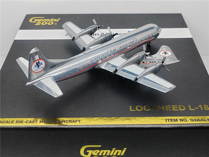 1:200 Geminijets American Airline LOCKHEED L-188A Plane Diecast Aircraft Model