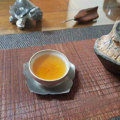 Xiaguan 2011 8113 Brown Mountain Early Spring Green Cake XY Pu'er Tea Raw 357g
