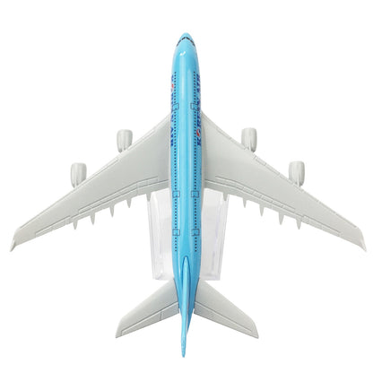 1:400 16cm Alloy Airplane Model Diecast Planes Korean Air A380 Model Plane Model