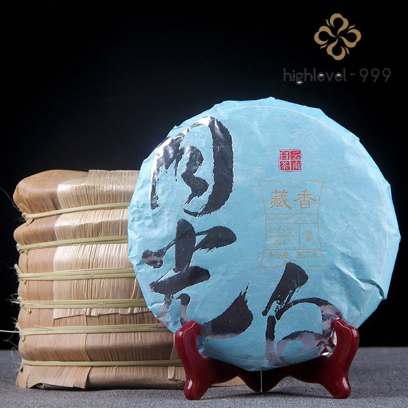 357g Raw Pu'er Tea Cake Yunnan Jinggu Moonlight White Silver Bud Aged Tea