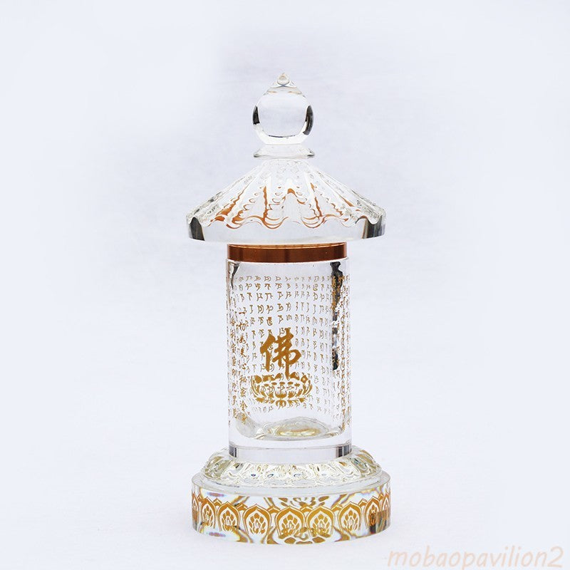 New Stupa Bodhi Large Sealed Crystal Stupa Buddhist Reliquary Pagoda Home Decor