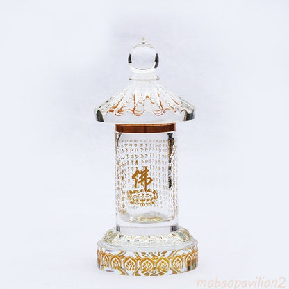 New Stupa Bodhi Large Sealed Crystal Stupa Buddhist Reliquary Pagoda Home Decor