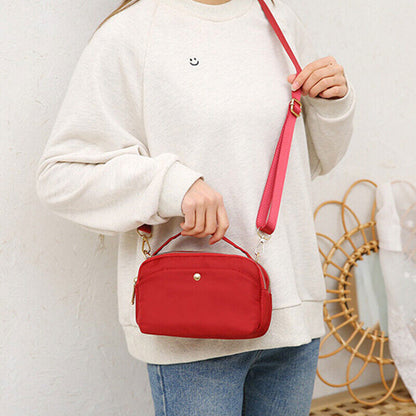 Large Capacity Waterproof Zipper Handbags Crossbody Bags Nylon Shoulder Bag