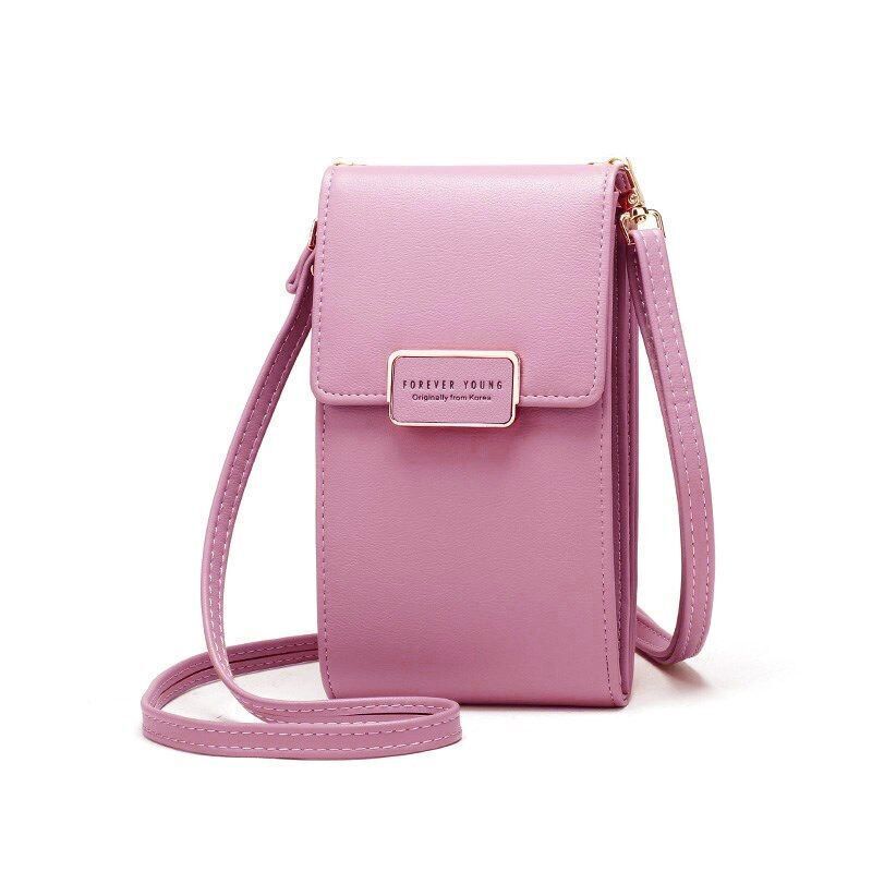 Mini Crossbody Shoulder Bag Flap Phone Pocket Purse Clutch Leather Hasp Handbag