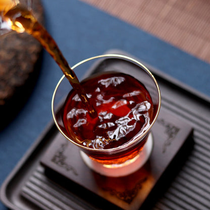 2019 Dayi Taetea 7572 Yunnan Menghai Pu'er Pu-erh Tea Cake 357g Ripe Puer 1901