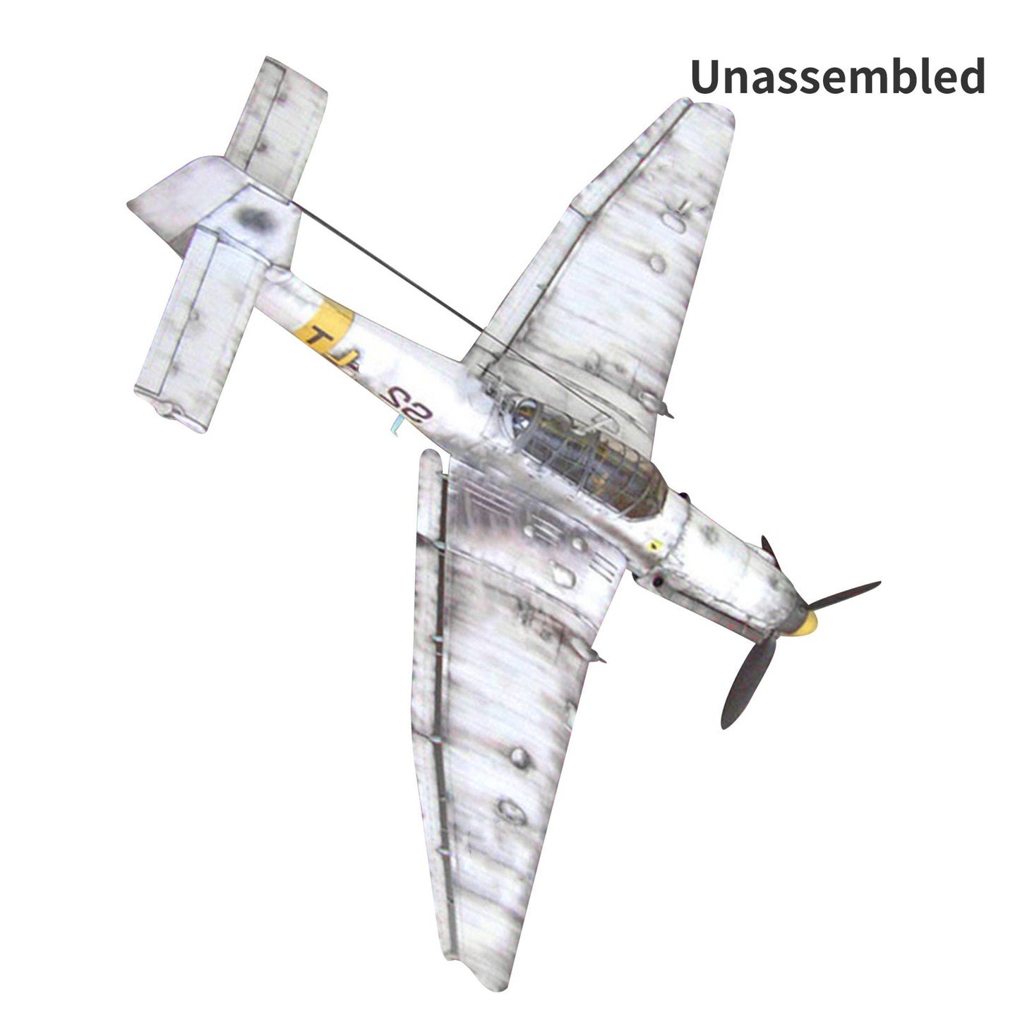 1/33 German Ju-87 D-3 Junkers Dive Bomber Aircraft Plane Unassembled Display