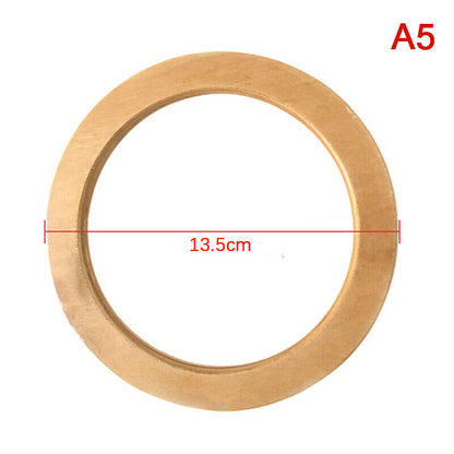 Solid Wood Handle Replacement DIY Handmade Woven Bag Purse Handbag Bag Handles