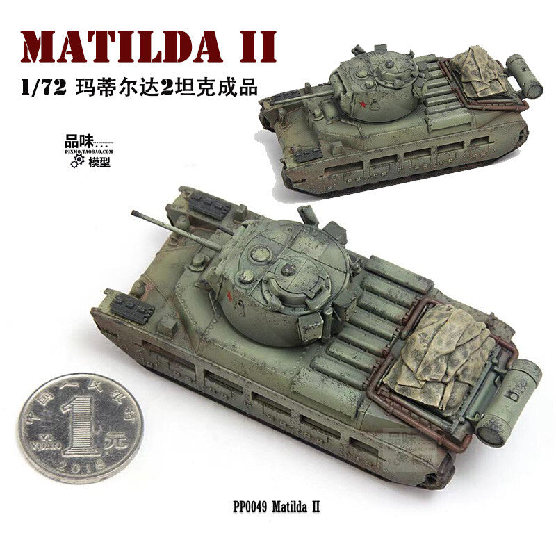 1/72 British Matilda 2 Tank Model Soviet Model