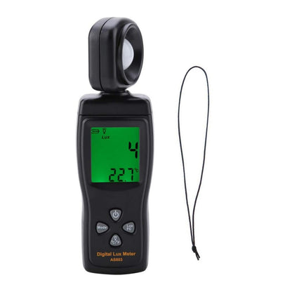 Wide-applicant Illuminance Meter W/Temp Measure 1-200K Lux Measure Range