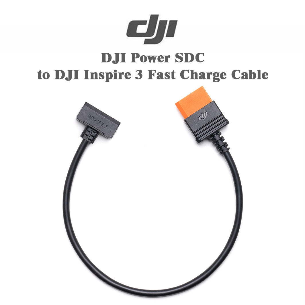 DJI Power SDC to Inspire 3 Fast Charge Cable 200W –44min 0-100% for TB51 Battery