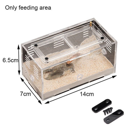Ant Farm Concrete Water Tower Unlimited Expansion Anthill Insect Box 14x14x6.5cm