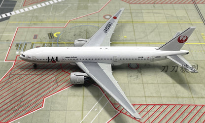 1:400 JAL JAPAN AIRLINES BOEING 777-200 Passenger Plane Diecast Aircraft Model