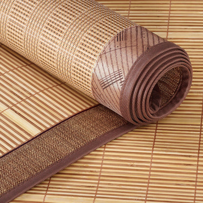 Pure Nature Bamboo Bed Mat Folding Summer Cool Sleeping Mat For Bed Retro Mat