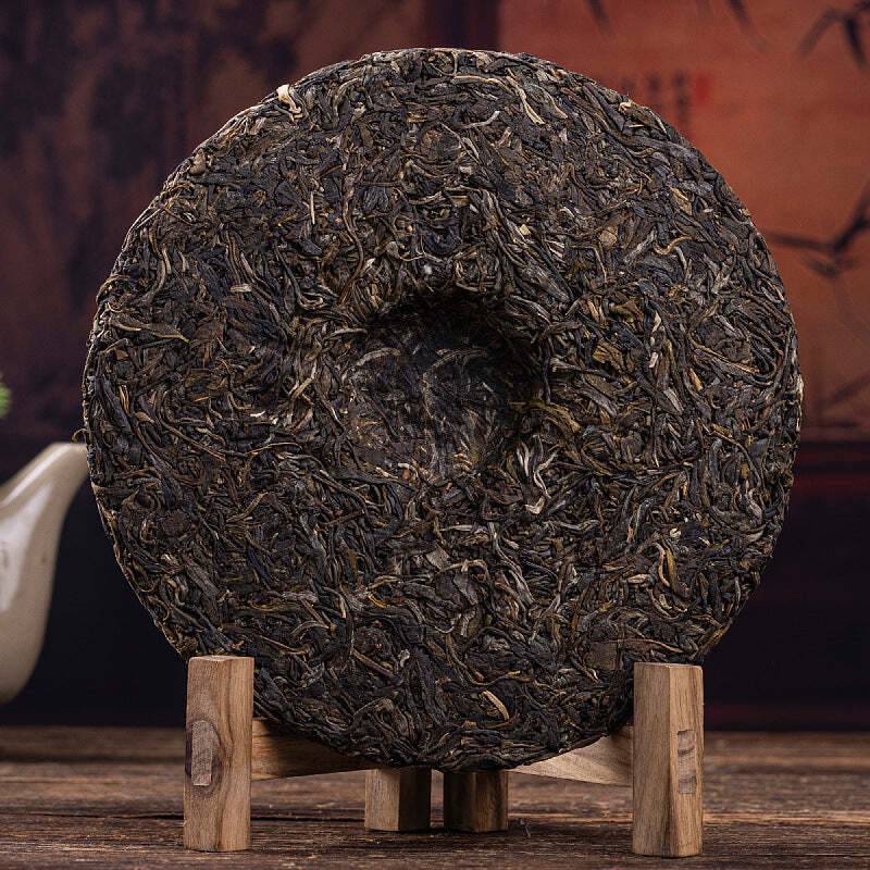 357g Yiwu Raw Puerh Tea Big Tree Spring Tea Yunnan Puerh Tea Cake Qizi Green Tea