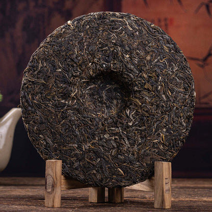 357g Yiwu Raw Puerh Tea Big Tree Spring Tea Yunnan Puerh Tea Cake Qizi Green Tea