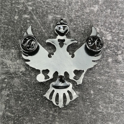 WWII Russian Double Head Eagle Badge Freemason Pin Collection