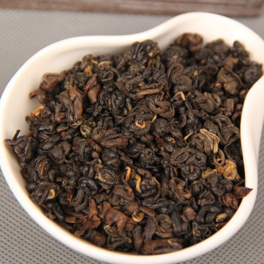 200g Yunnan Red Snail Black Tea Dian Hong Curled Leaves Chinese Tea