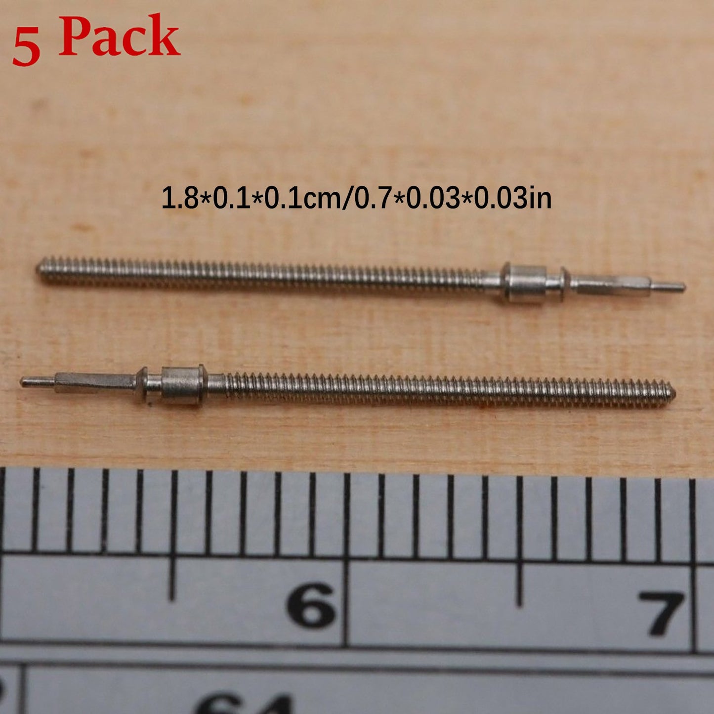 5Pack Generic Winding Stem 401 Pitch Blue Remontoir Tree load For ETA 2671 E