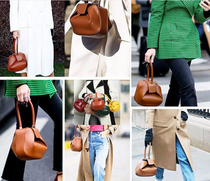 Women Celebrity Purse Royal Wedding Bag Demi Nina Bag Genuine Leather Handbag