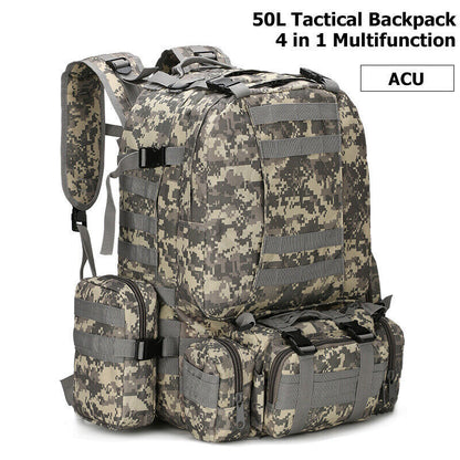 Tactical Backpack Men's Military Backpack Sport Bag Hiking Army Camping Bags