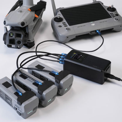 LKTOP 3-Channel Fast Charger for DJI Matrice 4 – 200W Triple Battery Charging