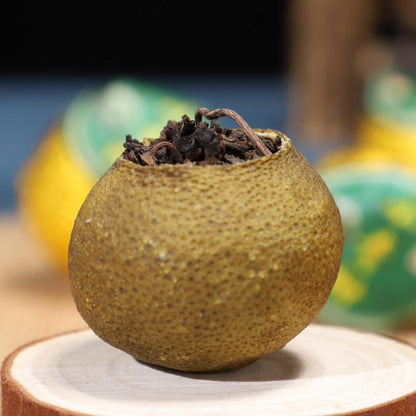 New Pu'er Tea Yunnan Palace Pu'er Ripe Tea Aged Luzhou Flavor Tangerine Tea 250g
