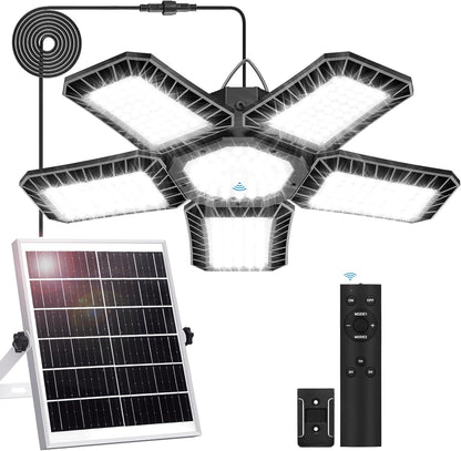 Solar Shed Light Indoor Outdoor, Upgrade Large 267LED Solar Powered Motion Senso