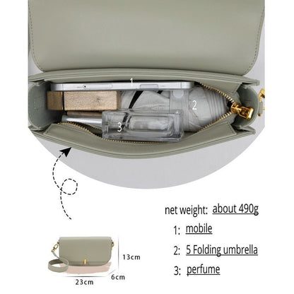 Synthetic Leather Bag Summer Shoulder Crossbody High Quality Small Square Purse