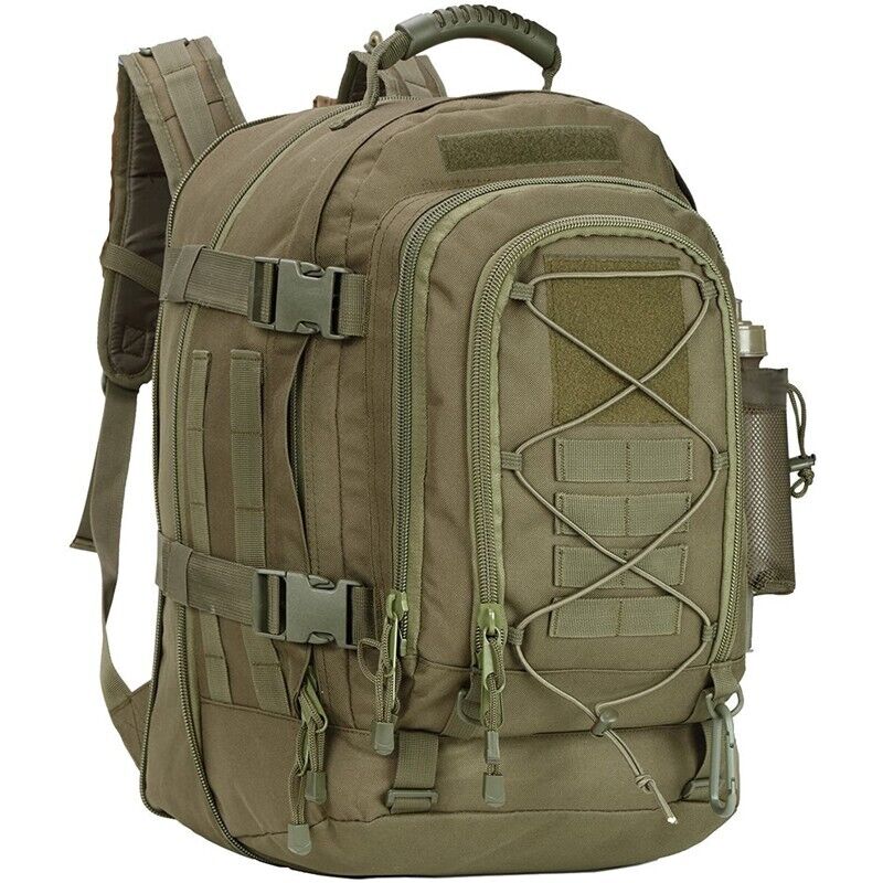 Military Tactical Backpack Army Rucksack Outdoor Camping Travel Hiking Bag 55L