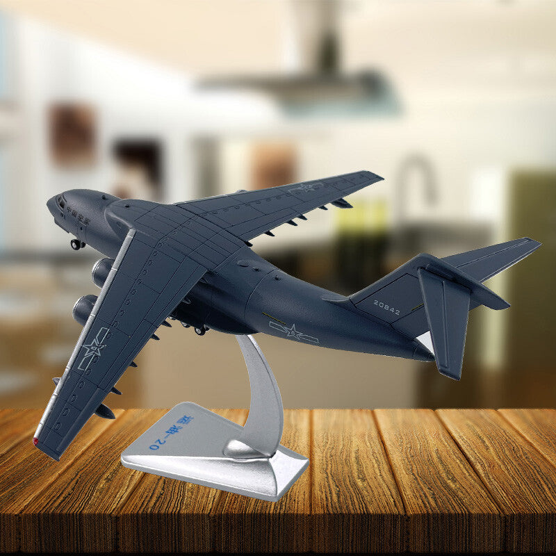 1: 260 China Y20 Air Refueling Aircraft Kunpeng Transport Aircraft Alloy Model